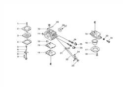 gt2150si echo-brushcutters-trimmers part diagram