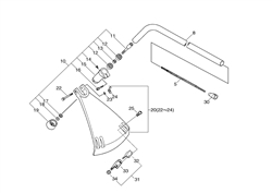 gt2150si echo-brushcutters-trimmers part diagram