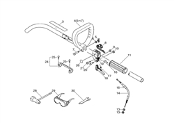 gt2150si echo-brushcutters-trimmers part diagram