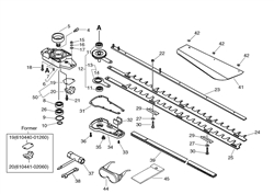 hc-2400-hedgetrimmer echo-petrol-hedge-trimmers part diagram