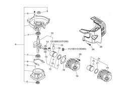 hc-2400-hedgetrimmer echo-petrol-hedge-trimmers part diagram
