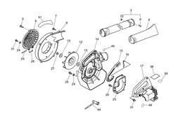 pb-1000 echo-blowervacs part diagram