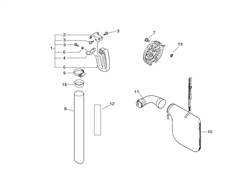 pb-2405 echo-blowervacs part diagram
