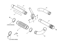 pb-260l echo-blowervacs part diagram