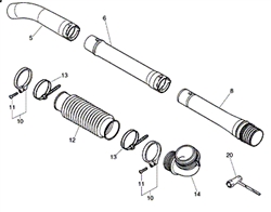 pb-46lm echo-blowervacs part diagram