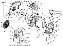 pb-46lm echo-blowervacs part diagram