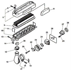 pb-46lm echo-blowervacs part diagram