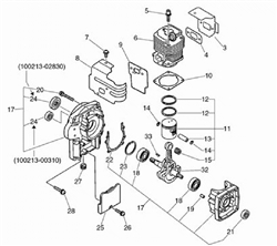 pb-6000 echo-blowervacs part diagram