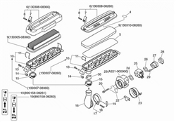 pb-6000 echo-blowervacs part diagram