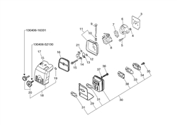 pe-2400 echo-brushcutters-trimmers part diagram