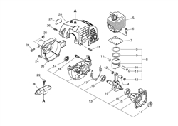 ppsr-2433 echo-brushcutters-trimmers part diagram
