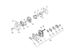 ppt-2100 echo-brushcutters-trimmers part diagram