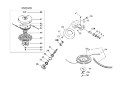 srm-2010 echo-brushcutters-trimmers part diagram