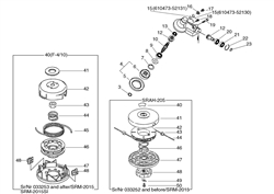 srm-2015 echo-brushcutters-trimmers part diagram