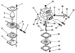 srm-2400 echo-brushcutters-trimmers part diagram