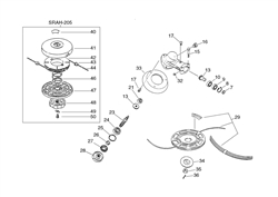 srm-2450 echo-brushcutters-trimmers part diagram
