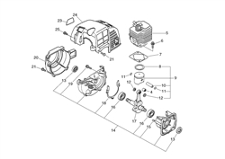 srm-2450 echo-brushcutters-trimmers part diagram