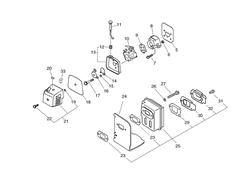 srm-2450 echo-brushcutters-trimmers part diagram