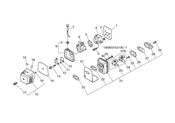 srm-2455si echo-brushcutters-trimmers part diagram