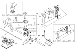srm-2455si echo-brushcutters-trimmers part diagram