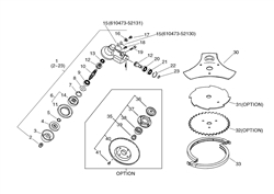 srm-2455si echo-brushcutters-trimmers part diagram