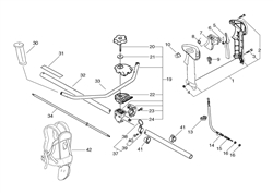 srm-250 echo-brushcutters-trimmers part diagram