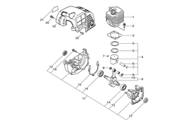 srm-250 echo-brushcutters-trimmers part diagram