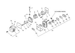 srm-250 echo-brushcutters-trimmers part diagram