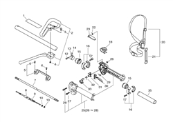 srm-250 echo-brushcutters-trimmers part diagram