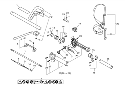 srm-250si echo-brushcutters-trimmers part diagram