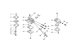 srm-250si echo-brushcutters-trimmers part diagram