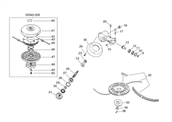 srm-2600 echo-brushcutters-trimmers part diagram