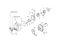 srm-2600 echo-brushcutters-trimmers part diagram