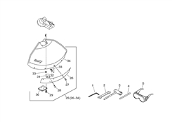 srm-2605 echo-brushcutters-trimmers part diagram