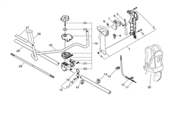 srm-2655 echo-brushcutters-trimmers part diagram