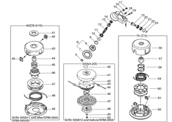 srm-2655si echo-brushcutters-trimmers part diagram
