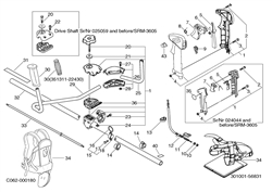 srm-3155 echo-brushcutters-trimmers part diagram