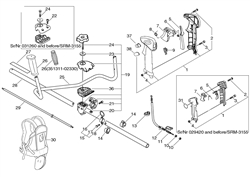 srm-3155 echo-brushcutters-trimmers part diagram