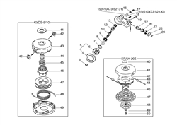 srm-315sl echo-brushcutters-trimmers part diagram