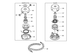srm-330 echo-brushcutters-trimmers part diagram