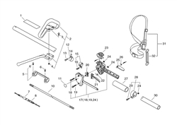 srm-345sl echo-brushcutters-trimmers part diagram