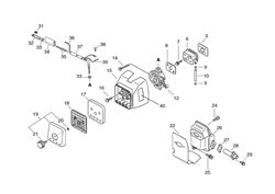 srm-345sl echo-brushcutters-trimmers part diagram