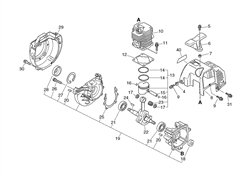 srm-3550 echo-brushcutters-trimmers part diagram