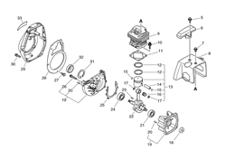 srm-3800 echo-brushcutters-trimmers part diagram
