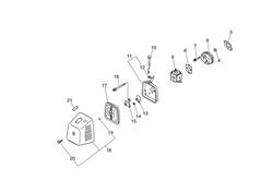 srm-3805 echo-brushcutters-trimmers part diagram