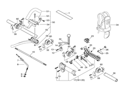srm-4000 echo-brushcutters-trimmers part diagram