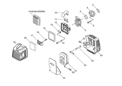 srm-4000si echo-brushcutters-trimmers part diagram