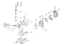 srm-4605 echo-brushcutters-trimmers part diagram