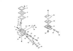 srm-4605 echo-brushcutters-trimmers part diagram