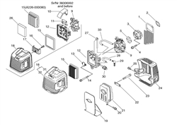 srm-5000 echo-brushcutters-trimmers part diagram